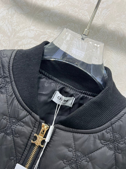Celine 25 Jacket Black Polyester 302872