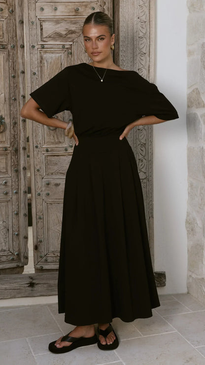 Aleski Maxi Dress - Black