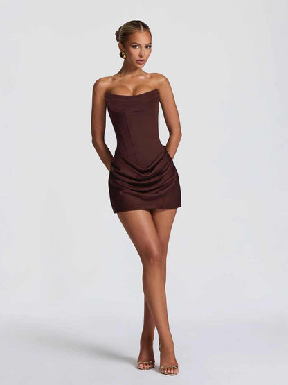 Leilani Sexy Strapless Mini Dress