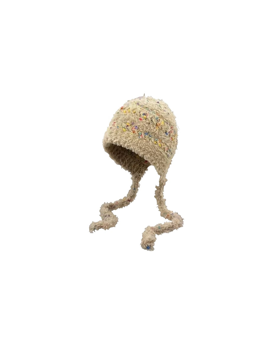 Haila - Winter Knitted Beanie with Colorful Speckled Patterns