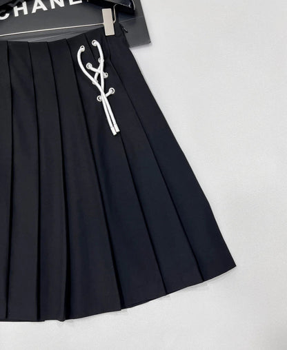 PRADA 25S PLEATED SKIRT 468