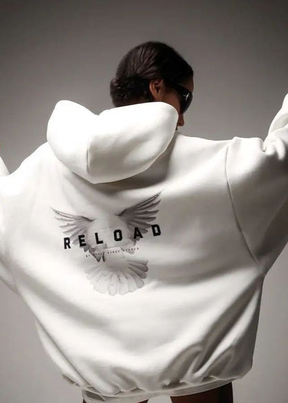 Oversized Hoodie Soft Fabric Bold Back Graphic