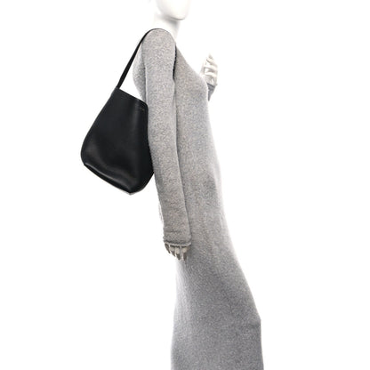 Grained Calfskin Medium N/S Park Tote Black