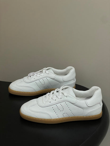 Hermes 26 Match Sneakers White in Calfskin 594340
