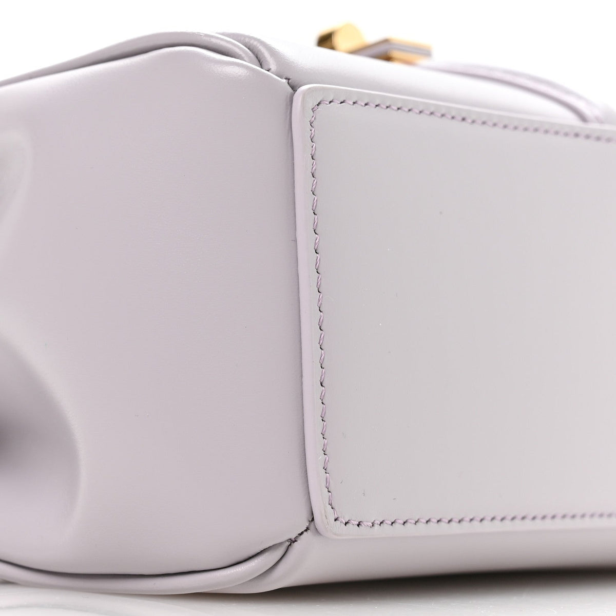 Satinated Calfskin Mini 16 Top Handle Bag Lilac