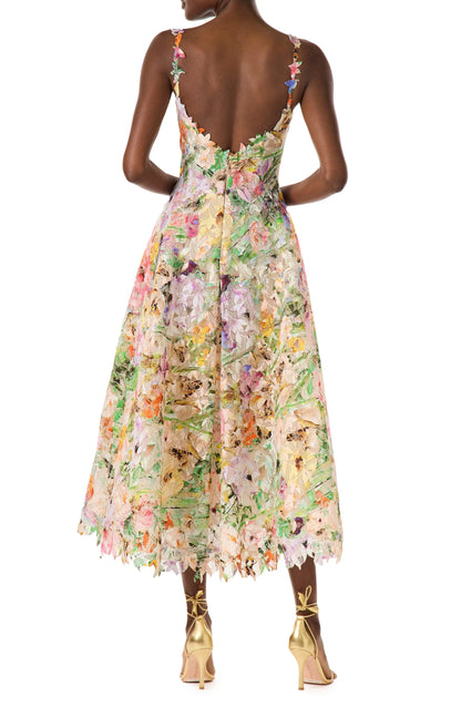 Floral Lace A-Line Dress
