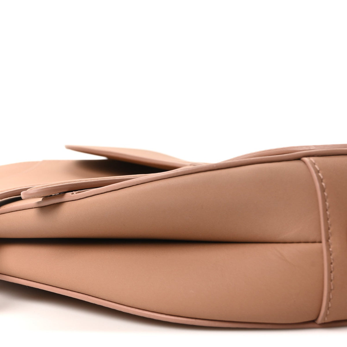 Ultra Matte Calfskin Saddle Bag Blush