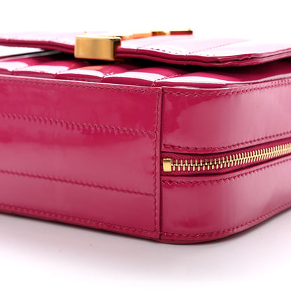 Patent Matelasse Monogram Toy Vicky Camera Bag Freesia