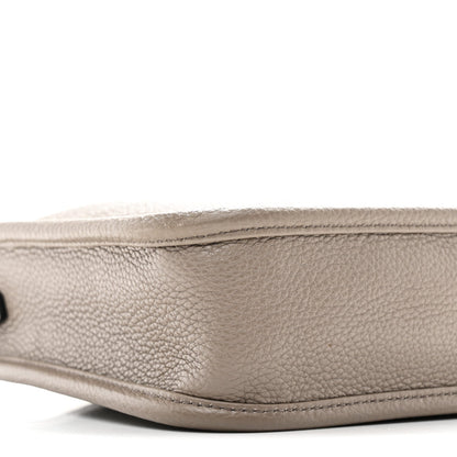 Vitello Daino Soft Mini Hobo Messenger Bag Argilla