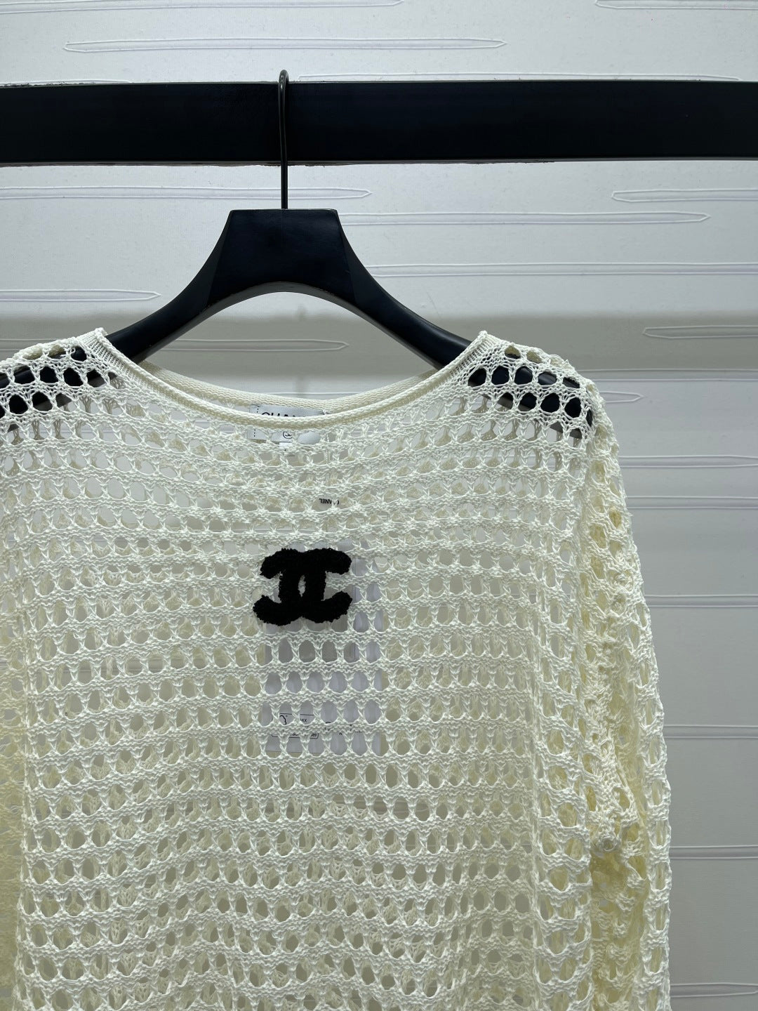 CC Ayered Long-Sleeved Top Ivory Knit 343583