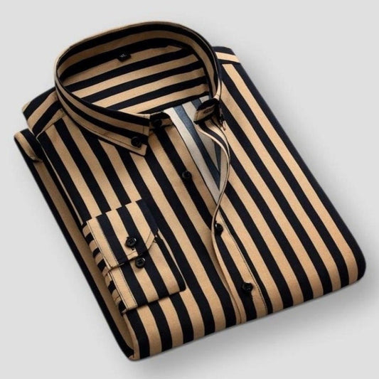 Sky Madrid Bamboo Striped Shirt