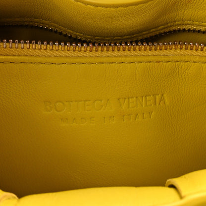 Nappa Maxi Intreccio Padded Cassette Crossbody Bag Buttercup