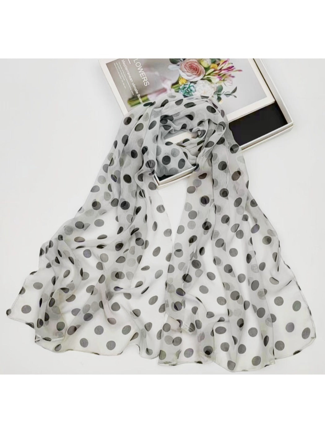 Scarvii - Polka Dot Scarf -  Classic &amp; Versatile