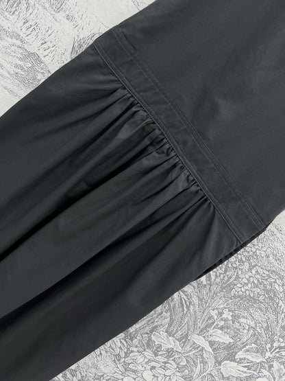 Prada 25 Suspender Dress Gray Cotton