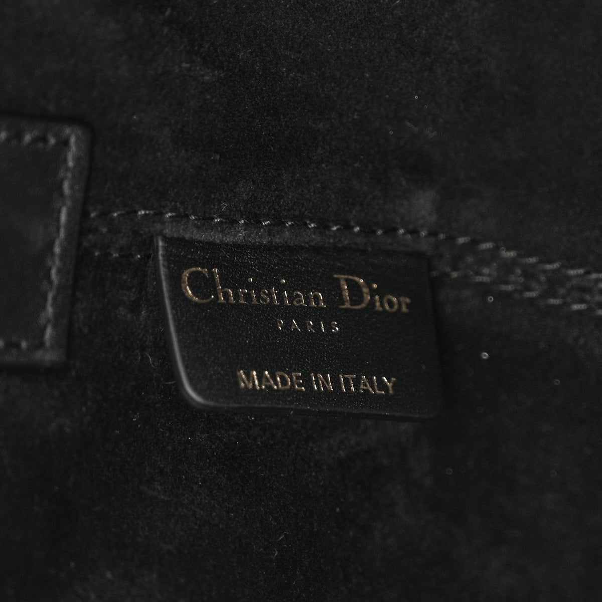 Calfskin Macrocannage Small Toujours  Black