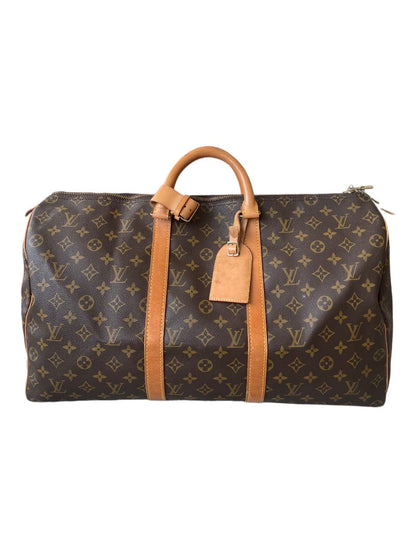 Louis Vuitton Brown Canvas Monogram Keepall 50 bag