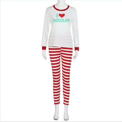 Family Christmas Pajams Printing Set Xmas Family Suit -3