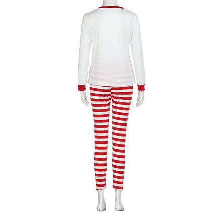 Family Christmas Pajams Printing Set Xmas Family Suit -3