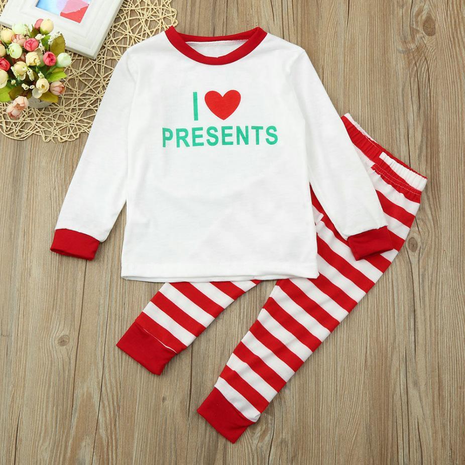 Family Christmas Pajams Printing Set Xmas Family Suit -3