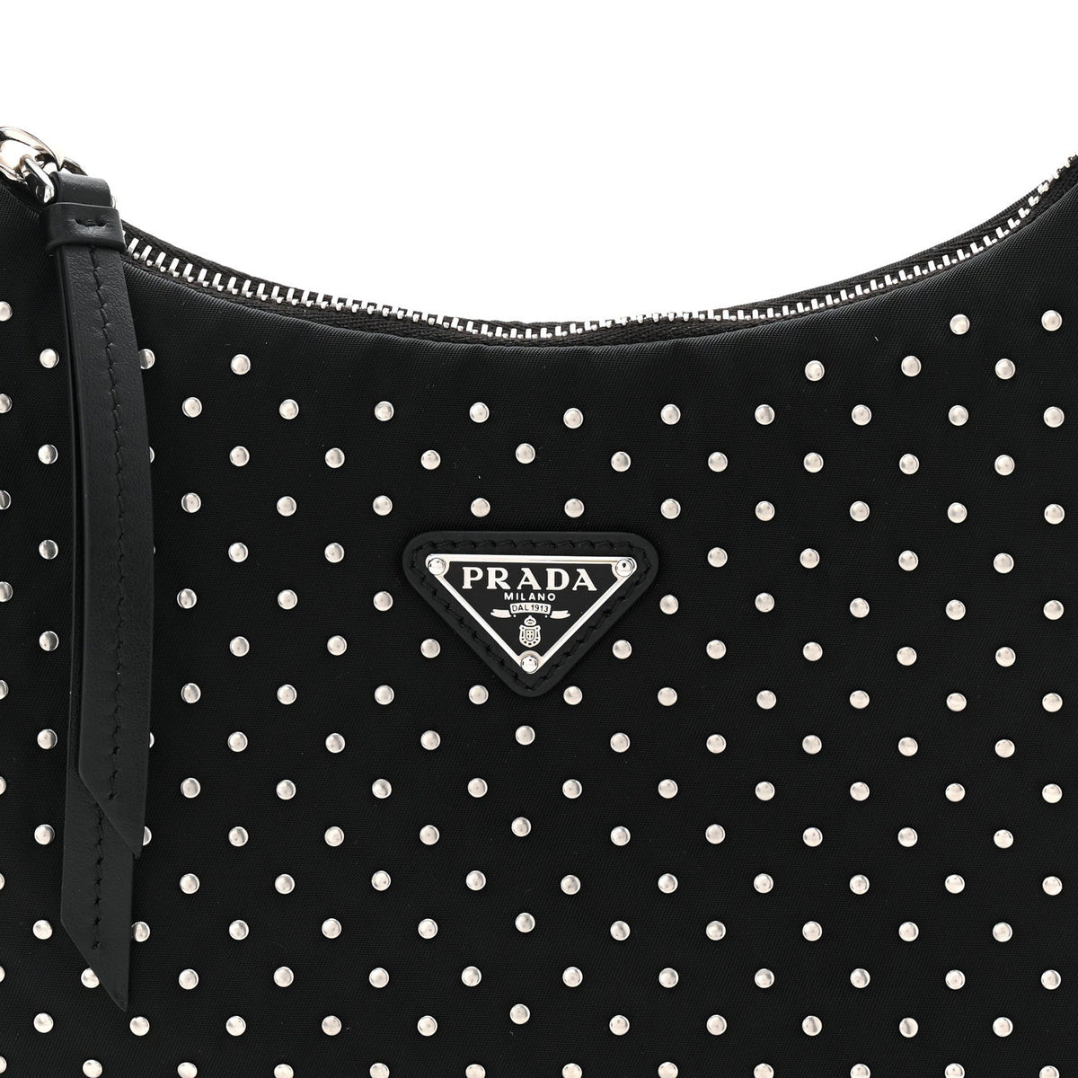 Re-Nylon Vela Studs Mini Re-Edition 2000 Bag Black
