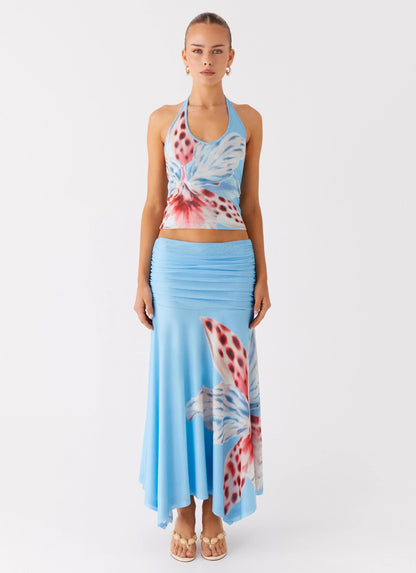 Bernie Halter Top - Deep Sea Bloom