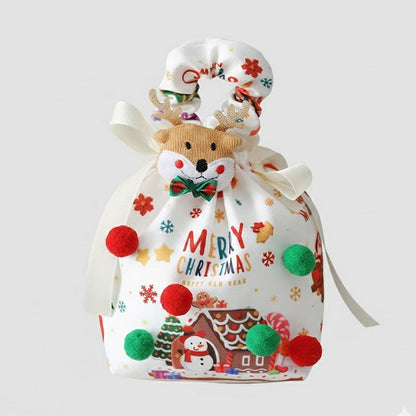 Christmas Santa Claus Cute Doll Gift Bag