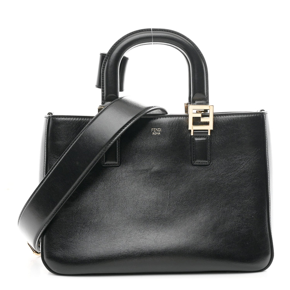 Vitello Glacier Small FF Tote Black