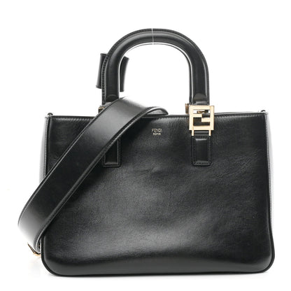 Vitello Glacier Small FF Tote Black