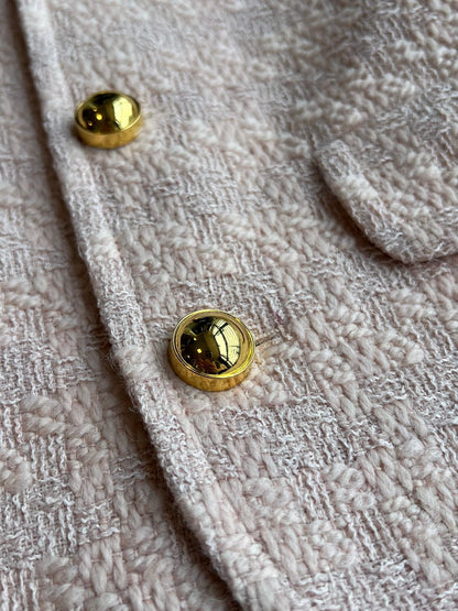 Celine 25 Jacekt Pink Wool Mohair