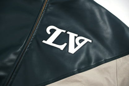 LV 25SS Mixed Leather Sweatshirt/Jacket 491946
