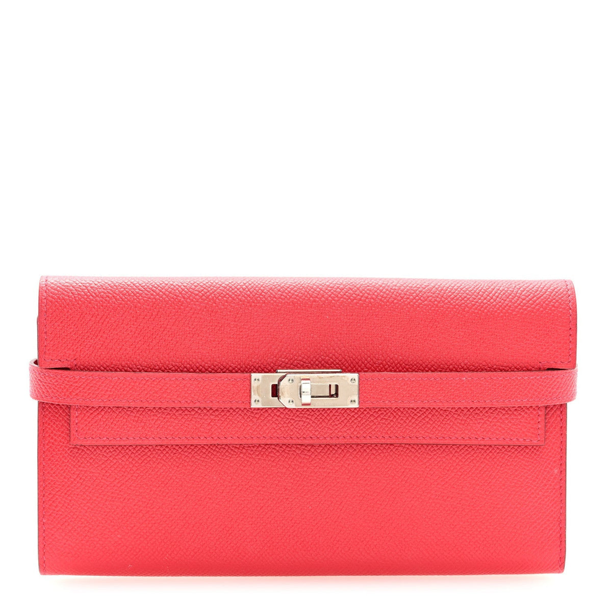 Epsom Kelly Longue Wallet Rose Jaipur