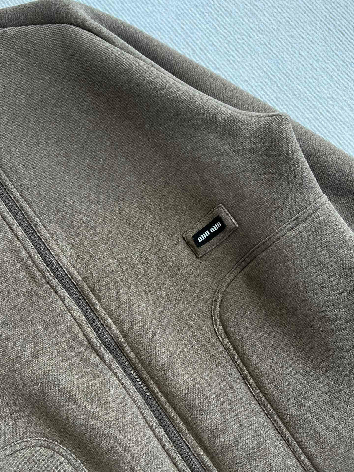 Miu Miu 25 Jacket Dark Brown Polyester 300164
