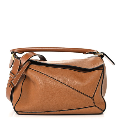 Calfskin Small Puzzle Bag Tan
