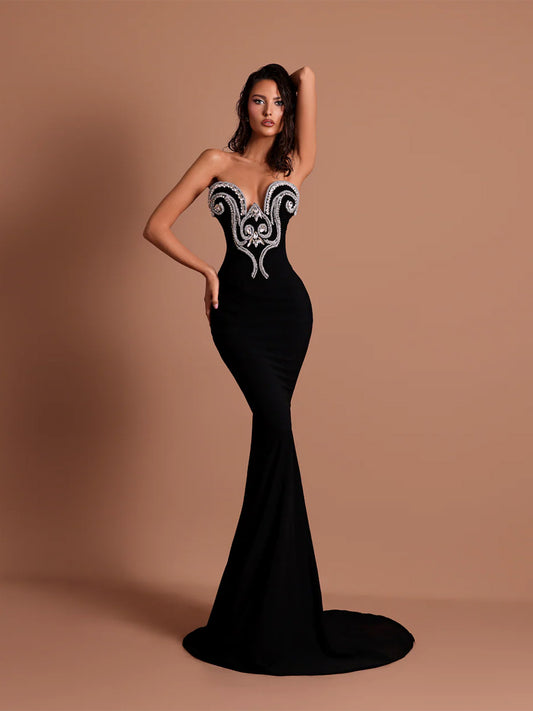 Coraline Maxi Dress In Black