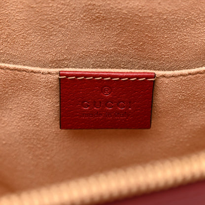 GG Supreme Monogram Flora Web Small Ophidia Tote Bag Red