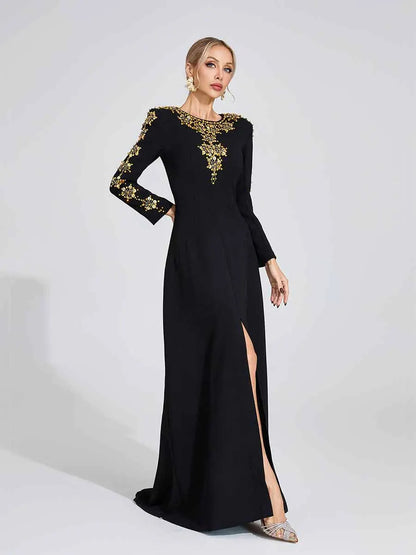 Mira Long Sleeved Maxi Dress