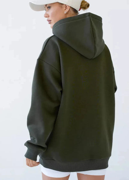 Long Sleeved Hooded Sweatshirt Soft Breathable Fabric