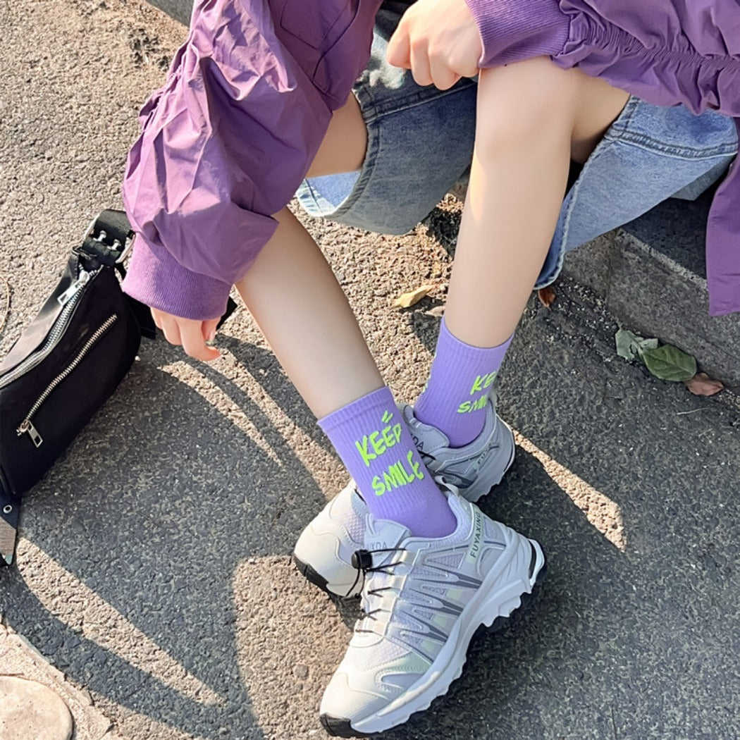Rufia - Sporty Mid-Calf Socks - Breathable &amp; Comfort