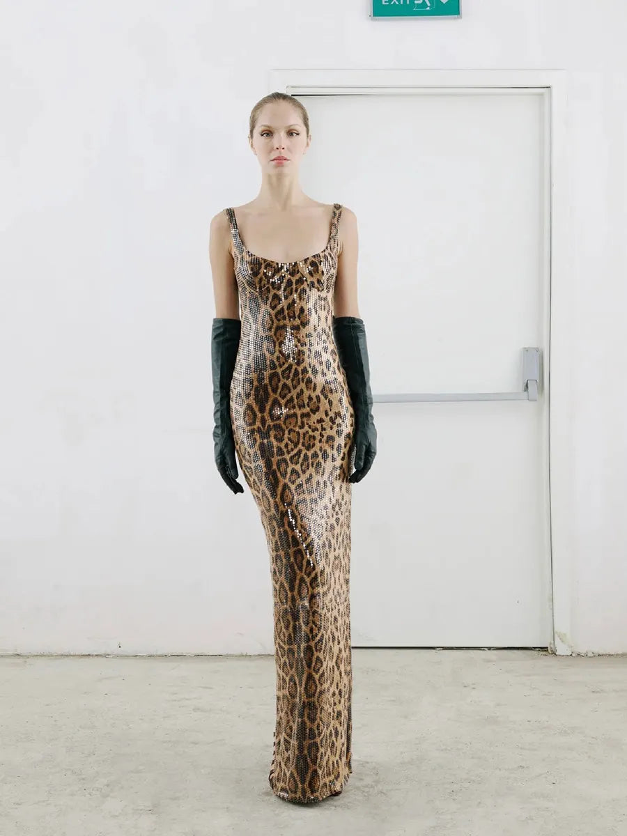 Natalia Maxi Dress With A Cape