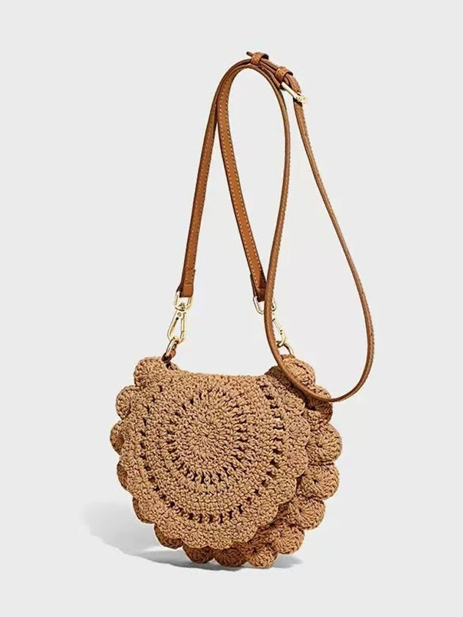 Valentina Casual Knitted Mini Crossbody Bag