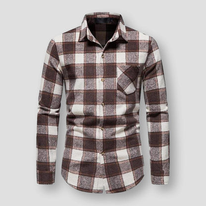 Sky Madrid Flannel Checkered Shirt