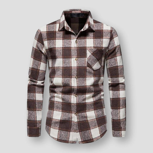 Sky Madrid Flannel Checkered Shirt
