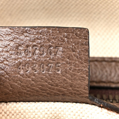 GG Supreme Monogram Medium Ophidia Day Backpack Brown