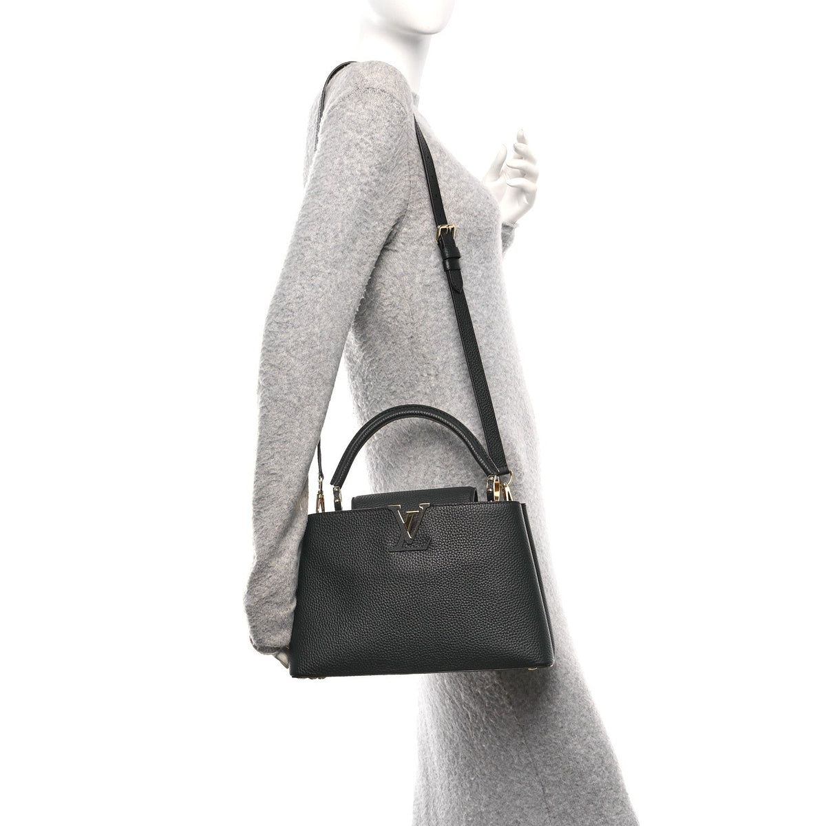 Taurillon Capucines PM Black