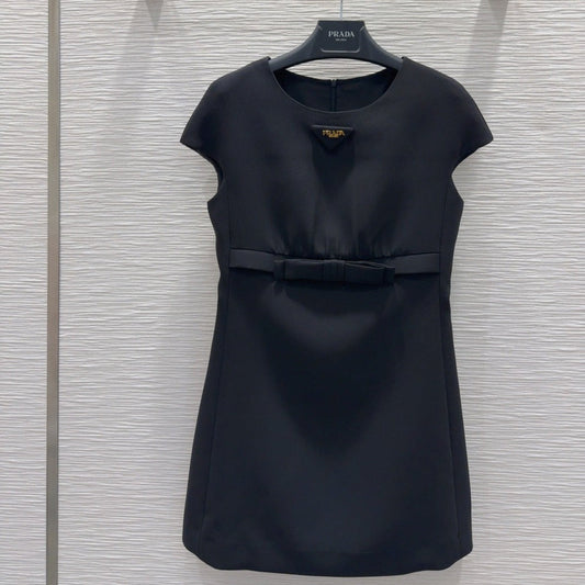 Prada 2025 Vest Skirt Black Polyester