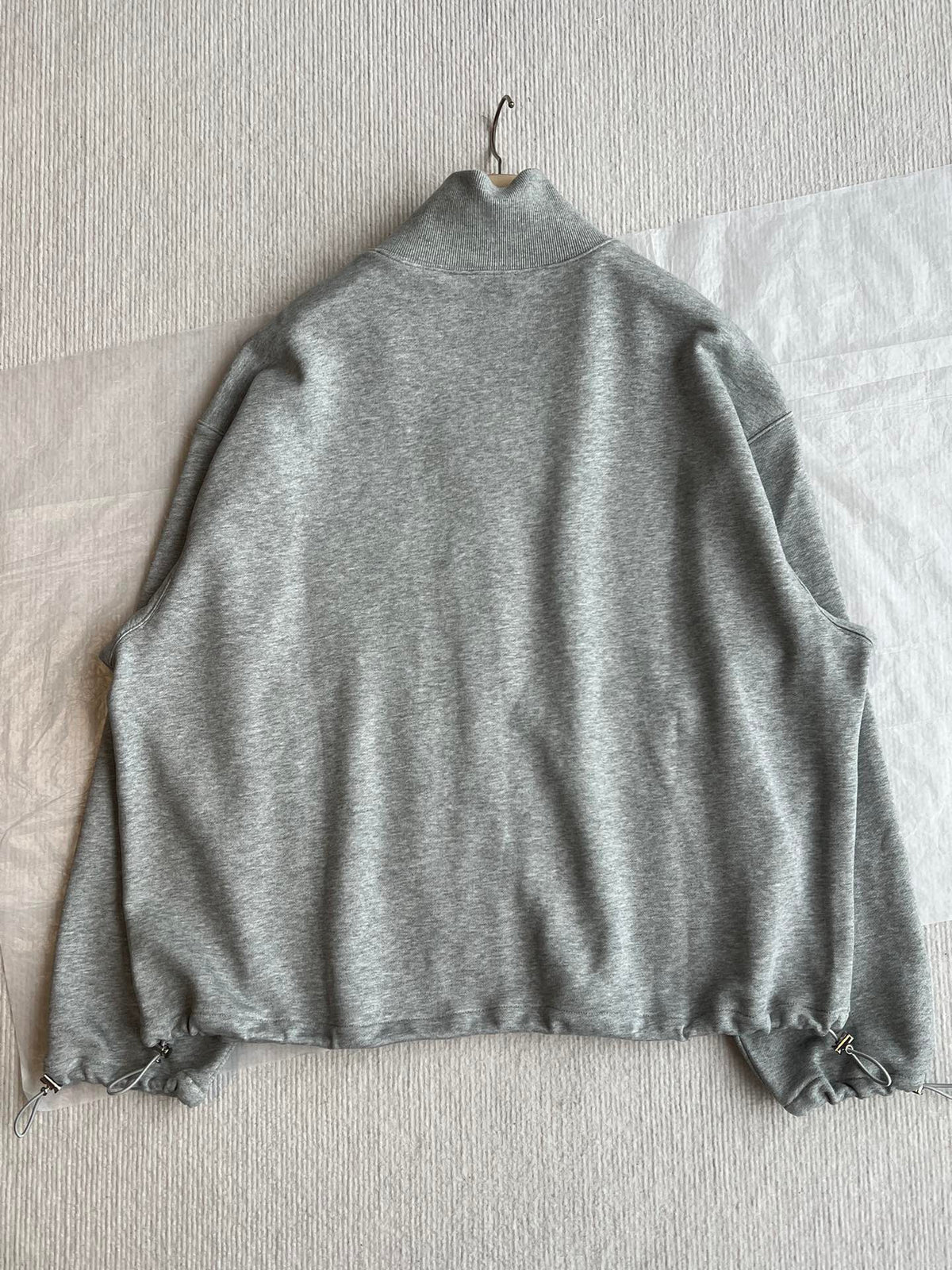 Miu Miu 25 Jacket Grey Wool Mix Cotton