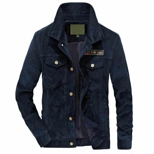 Sky Madrid Corduroy Button-Up Jacket