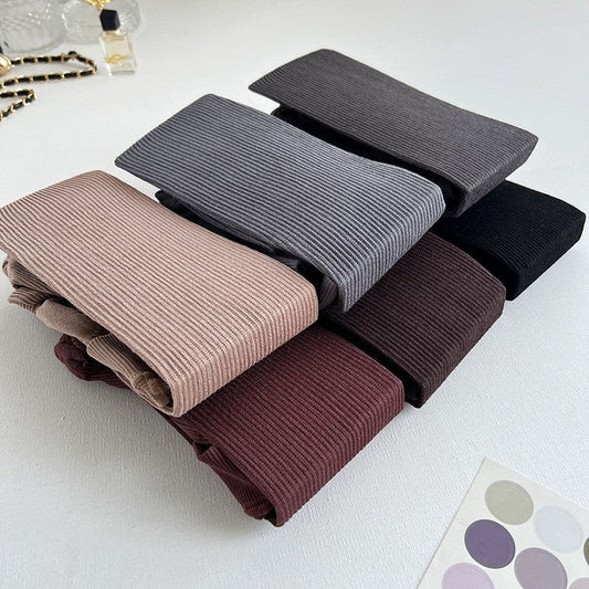 Simple Solid Color Thin Leggings
