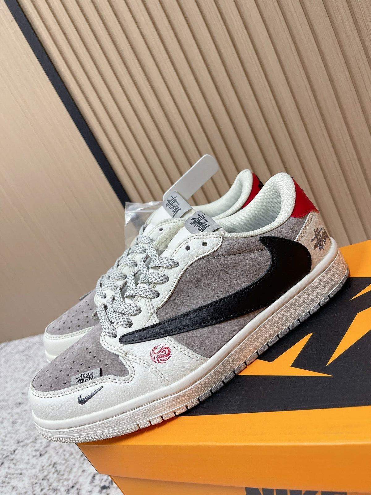 Nike Air Jordan x TS Reverse Grey White Leather Suede 534360
