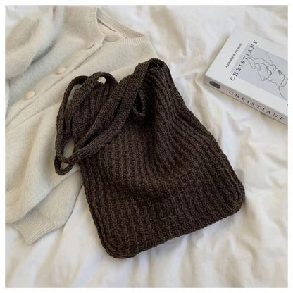 Crochet Tote Bag Mori Style Shoulder Bag